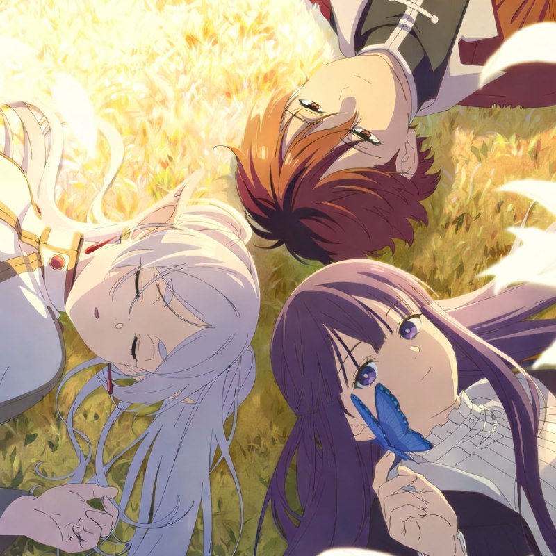 Тепло весеннего солнца
Обложка апрельского номера журнала CUT с героями аниме "Провожающая в послед