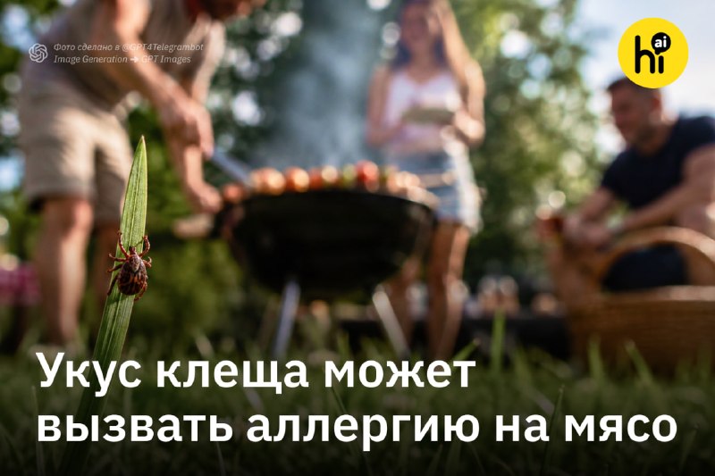 ✖️ Укус клеща может вызвать аллергию на мясо
Ученые фиксируют быстрое распространение α-gal-синдром