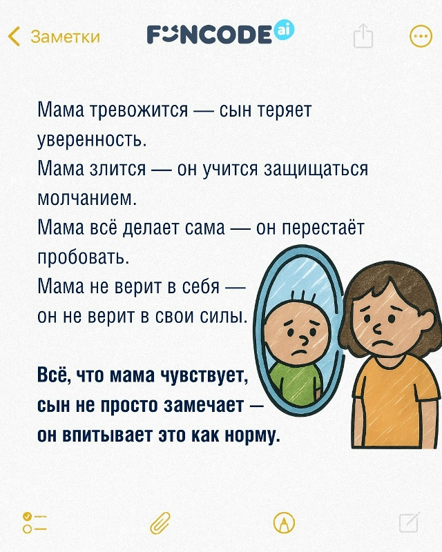 Самая опасная мама — не та, что кричит.
И не та, что треб...