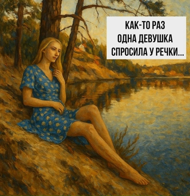 А нормально что она сама с собой говорит