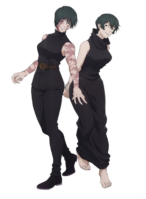 ⚡️Новая иллюстрация Маки и Май из аниме «Магическая битва»