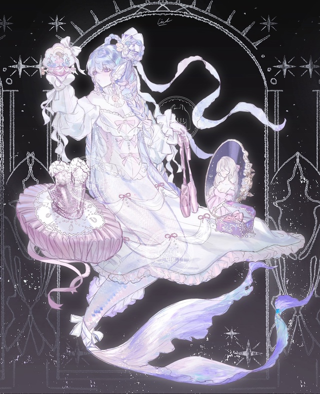 #Art_mermaid
Прекрасные создания подводного мира от Mei_Mezu