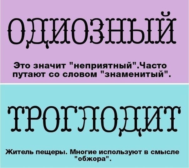 Слoвa, чaстo испoльзуeмыe 