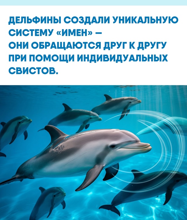 То, как дельфины выбирают и используют свои звуковые «?...
