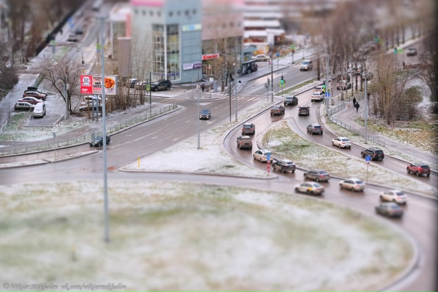 ❄❄❄Небольшой снежок в миниатюрной Перми.
Фото [id7562719|...