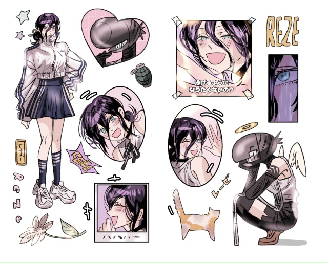 #Chainsaw_Man / Человек-бензопила
Бомбическая парочка от busutt...