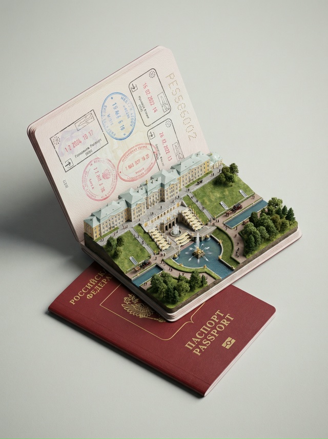 Паспорт жителя Петергофа?)