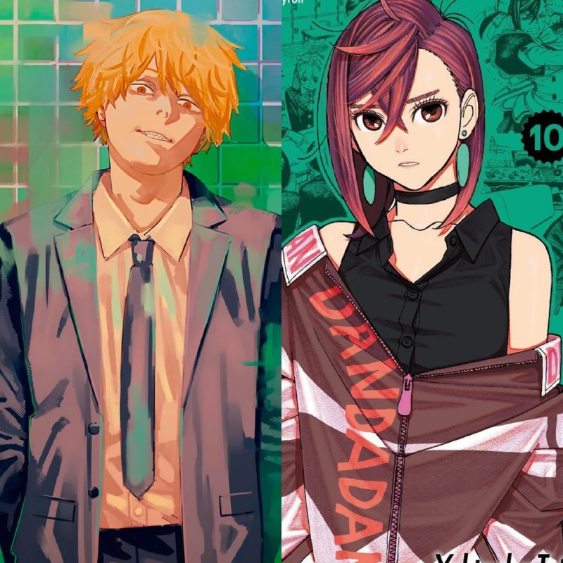 ⚡️Денджи (Человек-бензопила) появляется в манге Дандадан!
Он появляется вместе с Бимом в бонусных м