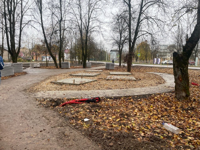 Обновленный сквер на улице Социалистической в Рузе от?...
