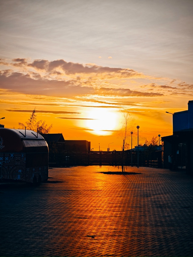 Волшебный закат. Нагорный Пермь.