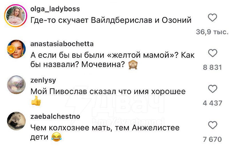 Бежевая мама назвала дочь Бежевина и рассказала об этом в инсте. Комменты убили.
