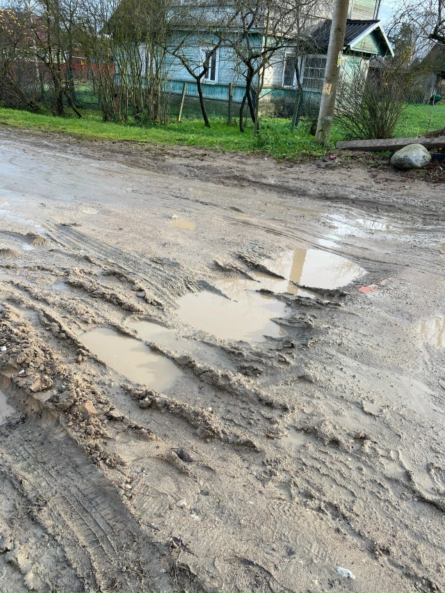 Что за грязь не проехать не пройти на улице Космонавто?...