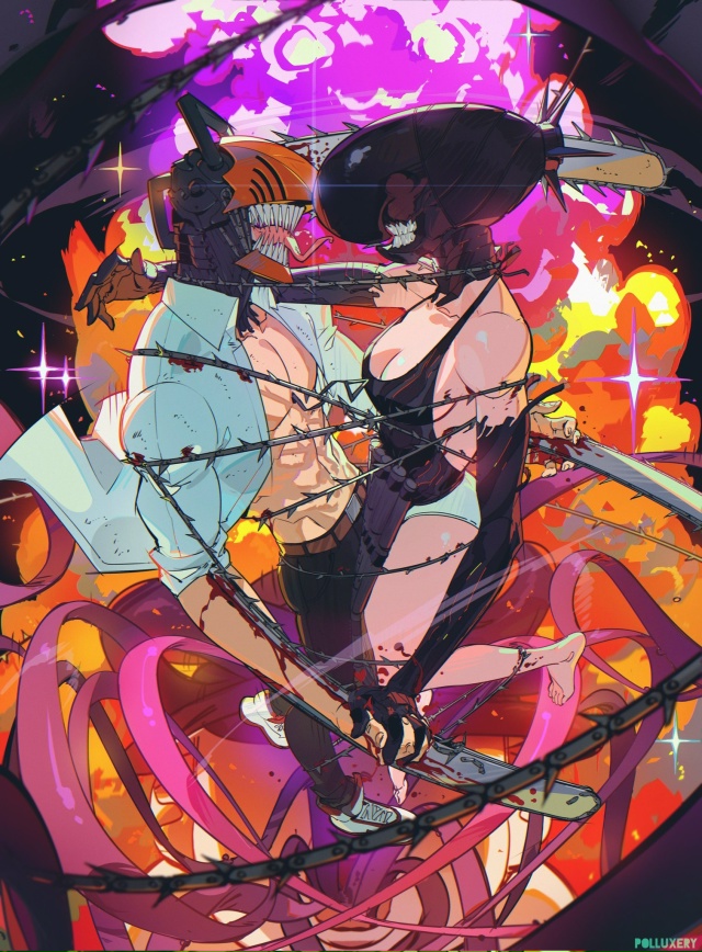 💥 В ночь с Резе и Денчиком от Polluxery.
#арт@advance_empire | #Chains...