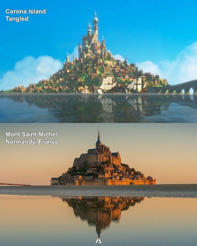 Знаете ли вы, что многие места из вселенной Disney существ...