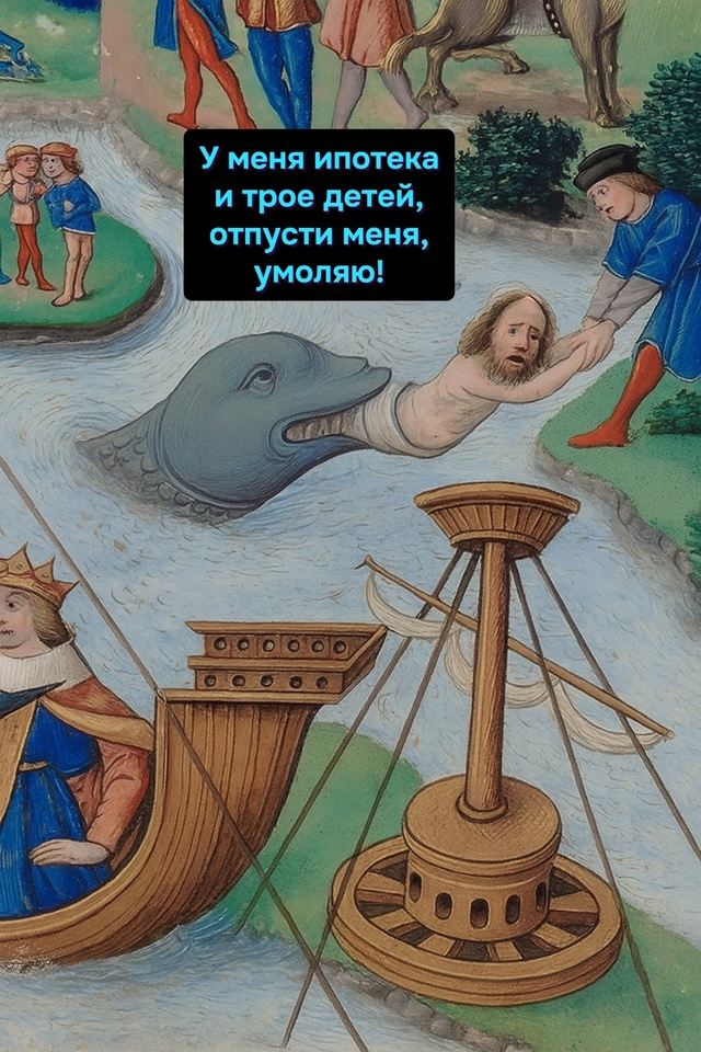 Тело у монстра, душа — в залоге у банка. Так что не помо?...