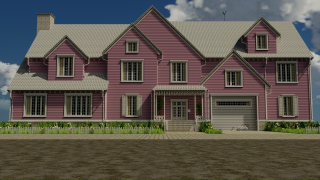 Постройка от нашего подписчика!
Розовый Дом, построен?...