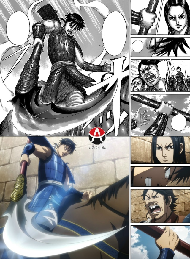 🏯 Сравниваем «Царство»: манга х 3 серия 6 сезона.
#срав?...