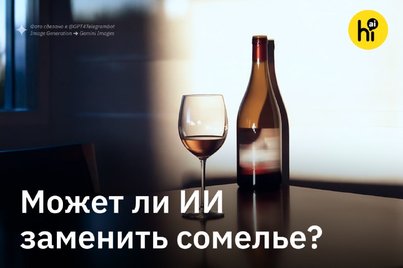 👨‍💻 Может ли ИИ заменить сомелье?
Посетители ресторанов все чаще обращаются к ИИ вместо сомелье при