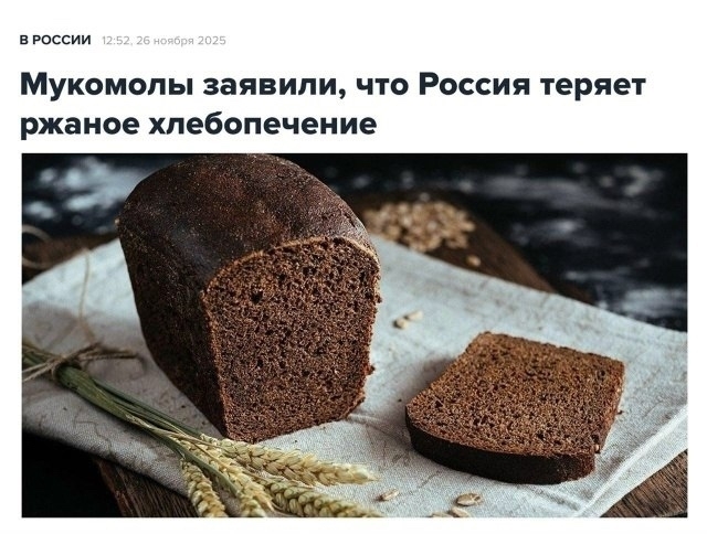 Мукомолы предупреждают, что скоро производство ржаног...