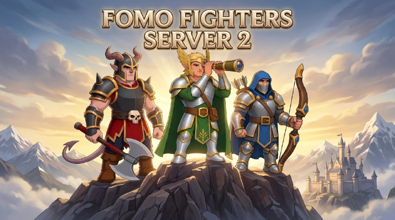 #Fomo_Fighters ⚔️
⚡️ НОВЫЙ СЕРВЕР
Герои, официально сообщаем: мы запустили совершенно новый игров