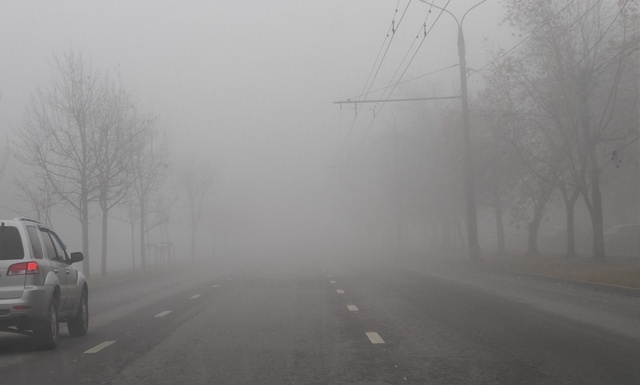 Туманный осенний Воронеж. Город преобразился в декора?...