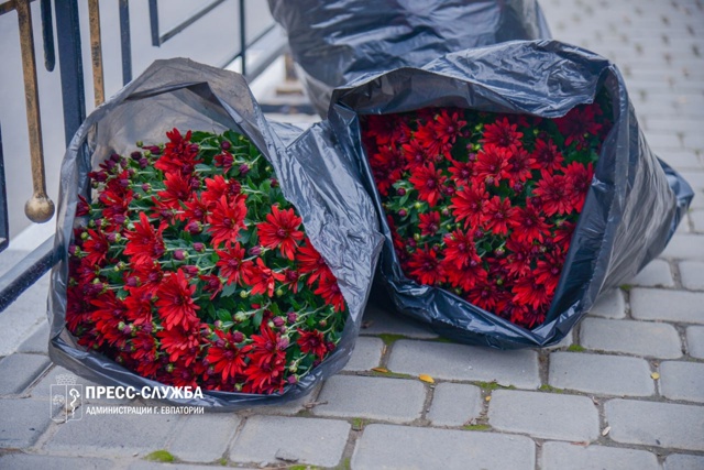 🌸Центр Евпатории украсят хризантемы
Сотрудники МБУ ?...