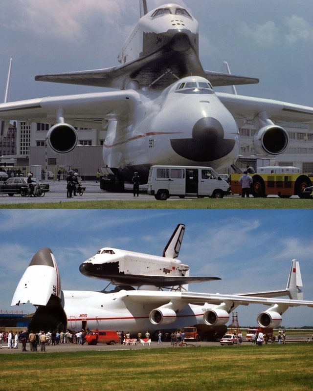 Ле Бурже 1989 года. Последнее появление Ан-225 с Бураном на...