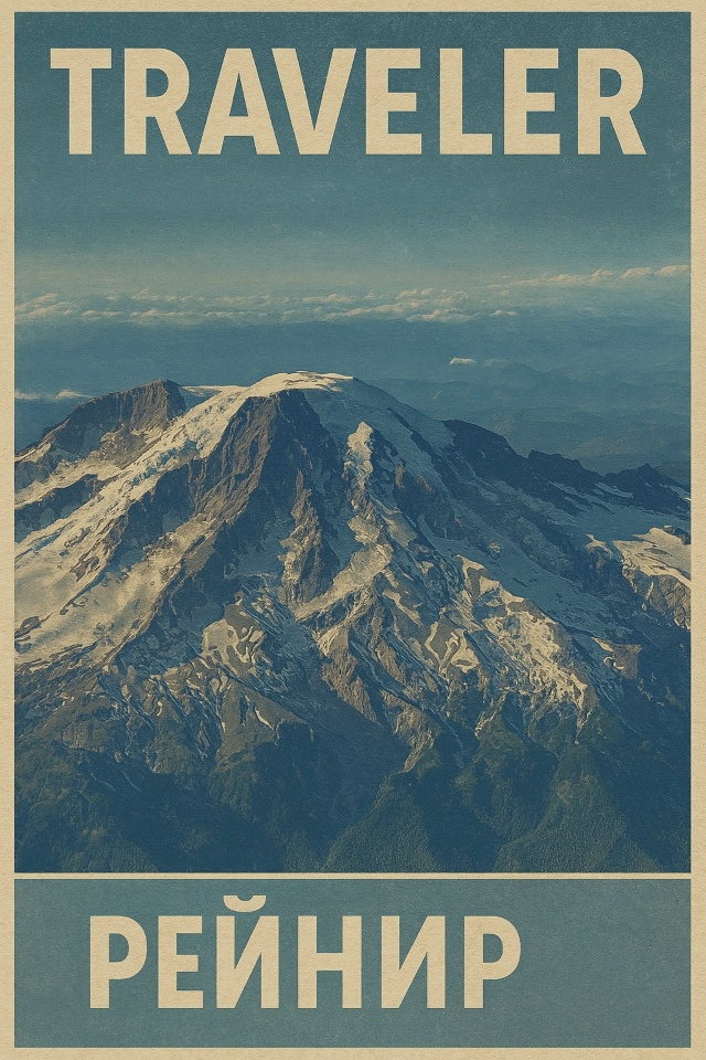 ? Гора Рейнир — один из самых величественных вулкано?...