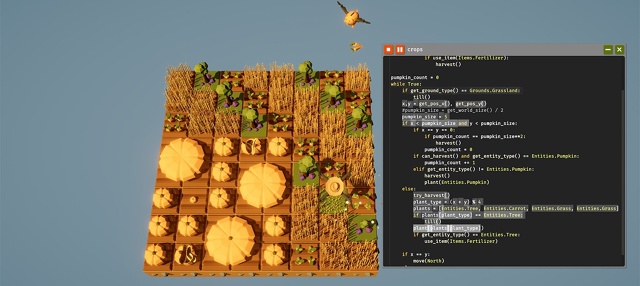 Симулятор фермерства для обучения программированию в?...