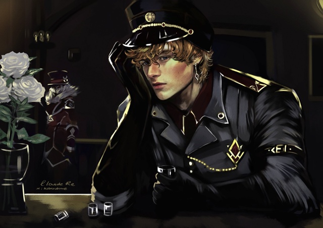 — Тарталья в форме офицера Снежной ❄️🫡
Потрясающие ...