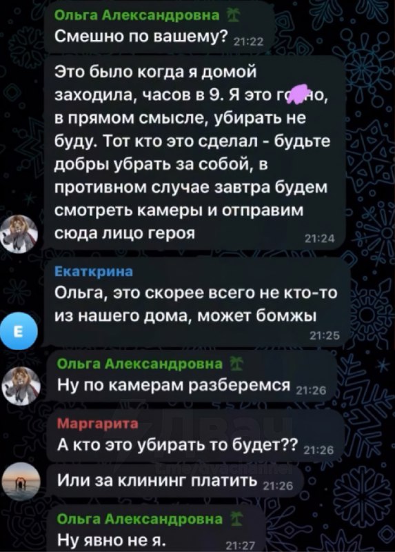 Не убрал говно — не мужик
В одном московском ЖК кто-то нагадил прямо в подъезде. Одна из жительниц