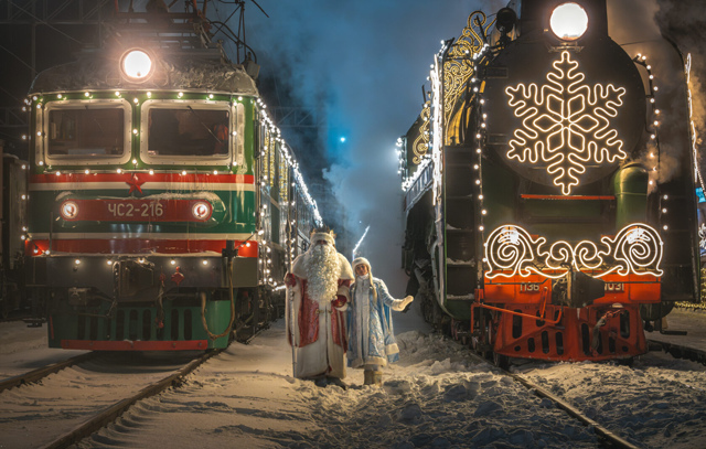 Поезд Деда Мороза прибудет в Красноярский край в декаб...