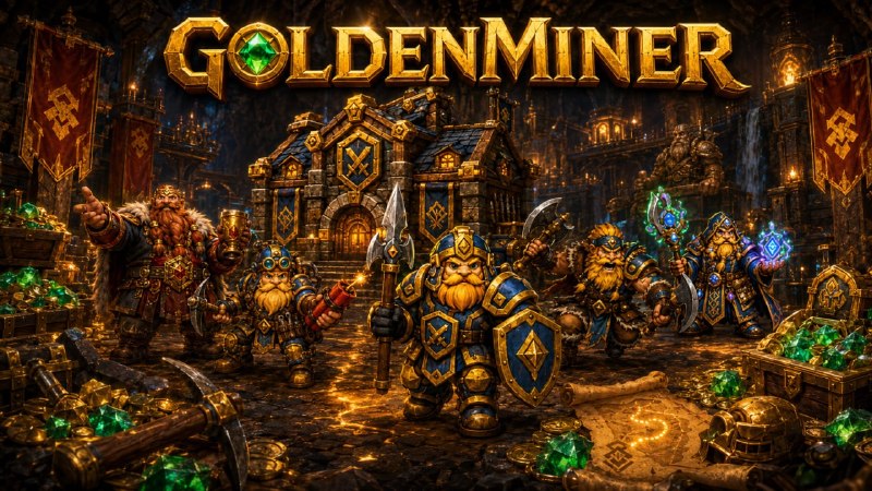 #Golden_Miner ⛏
⛏️ Здравствуйте, искатель сокровищ!
В Golden Miner появилось новое обновление клан