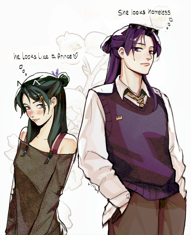 #Kusuriya_no_Hitorigoto / Монолог в аптечной лавке
Современное AU ...