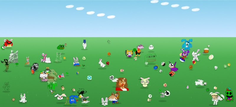 Фоч, общий сбор: мы сделали для папищиков мини-соцсеть пасхальных яиц. Можно нарисовать и оно попадё