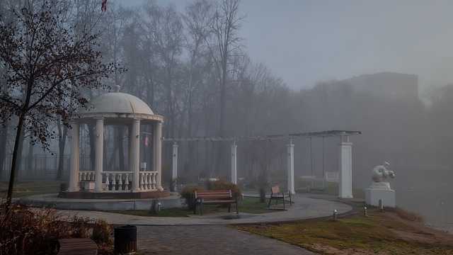 Туманное утро на оз. Пионер... 🤳 (ноябрь'25)