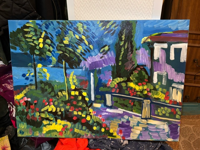 Картины от художника, пережившего инсульт.
Полтора год...