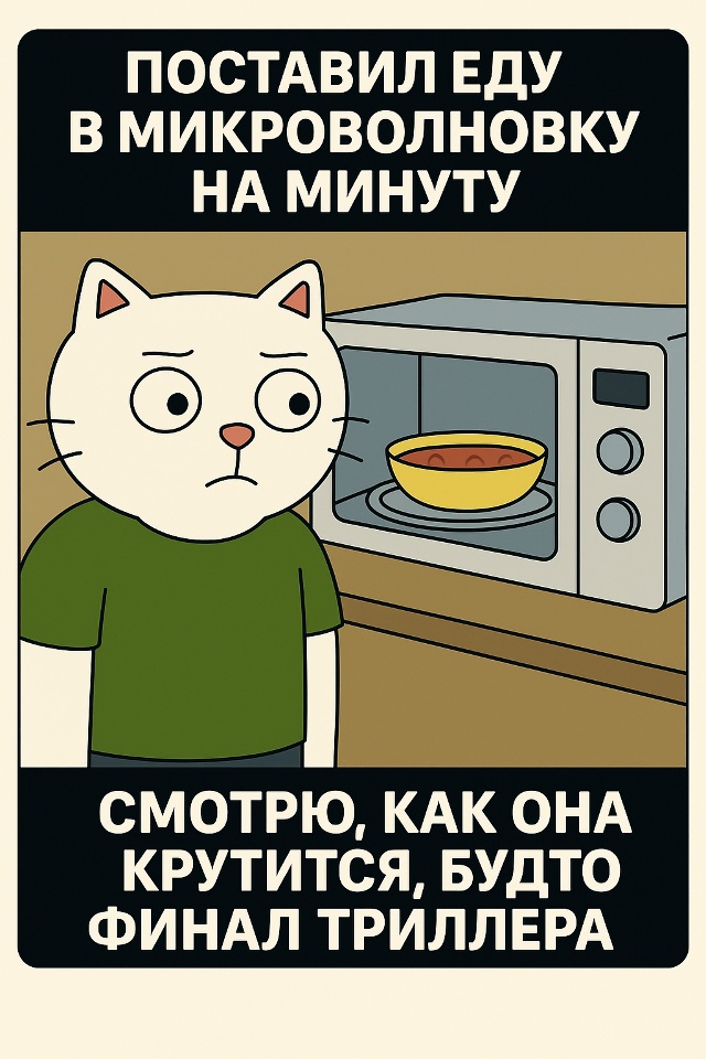 Эта минута тянется вечность, и ты уже не просто голодны...