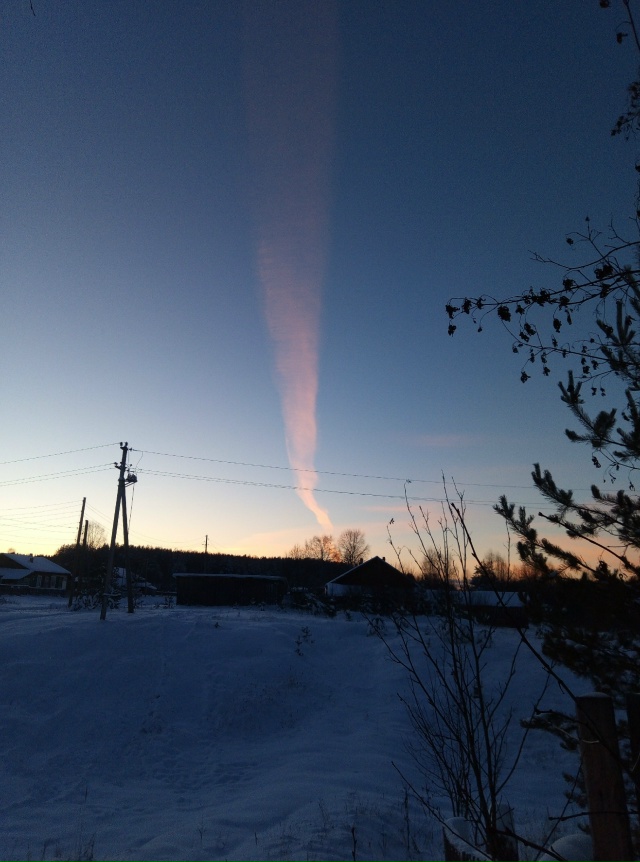 Вот такой красивый закат☃
#Я_тебя_видел@podslushano_velsk