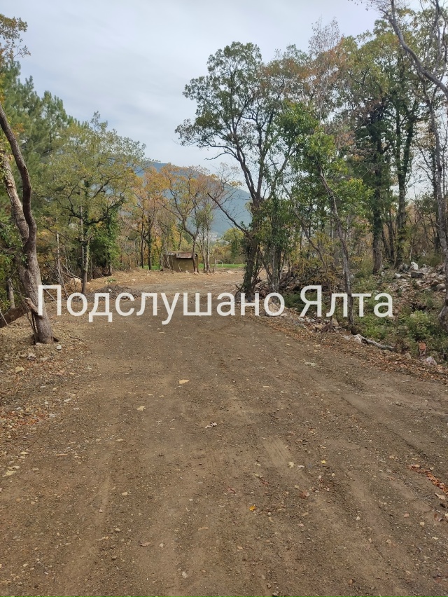 За полигоном на Мисхорской за газовой заправкой над ру...