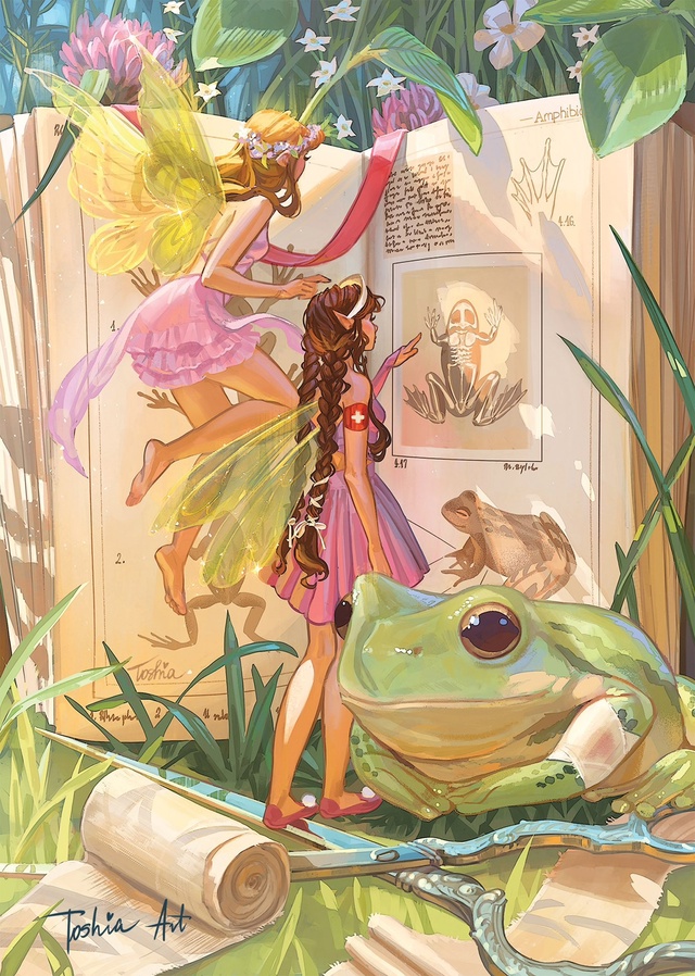#Art_девушки
Нежнятина от Toshia_San_art