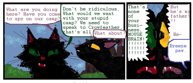 — Что ты здесь делаешь? Пришёл шпионить за нашим лагер?...