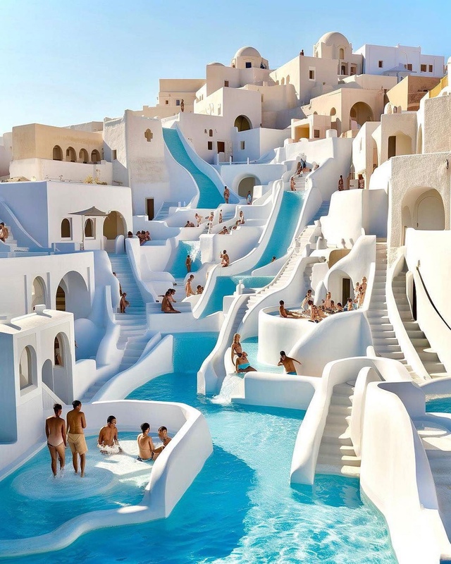 Лето на Санторини, Греция 🇬🇷