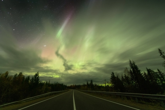 Аврора на трассе Лотта, Мурманская область.
📸Денис А...