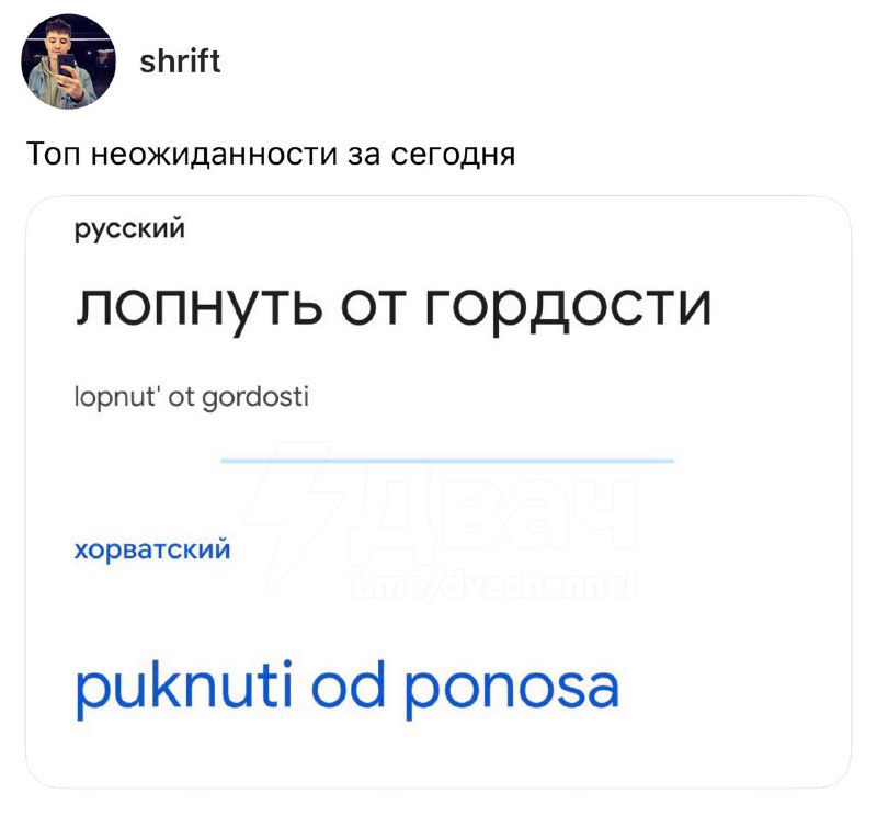 Теперь будем всем говорить, что знаем хорватский