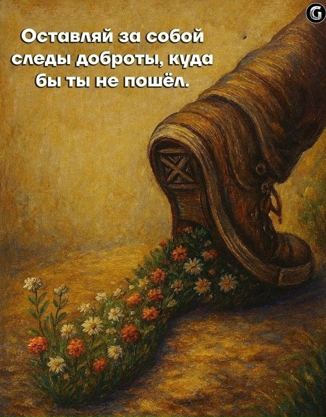 Самые прекрасные следы, которые мы оставляем на своем ?...