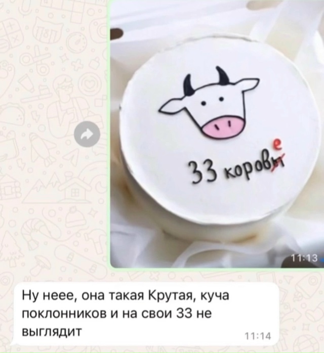 Девушка попросила кондитера посоветовать прикольный ?...