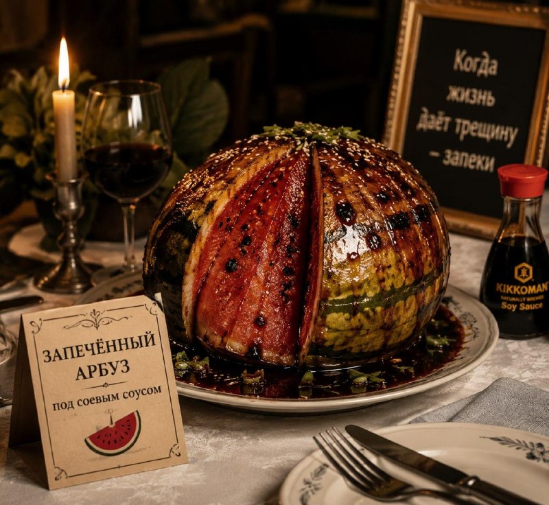 🍉 Россияне нашли способ превратить арбуз в тунец Карательная кулинария начинается так: берём самый