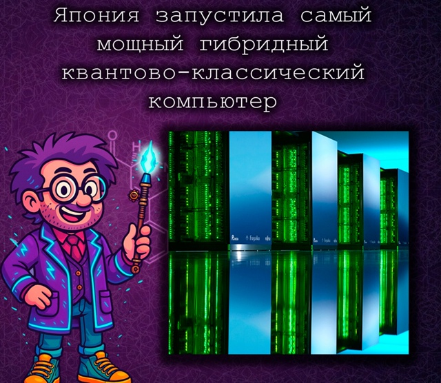 Япония запустила самый мощный гибридный квантово-клас...