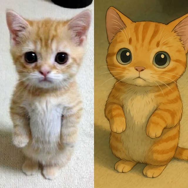 Если бы мемные котики сбежали в мир Гибли